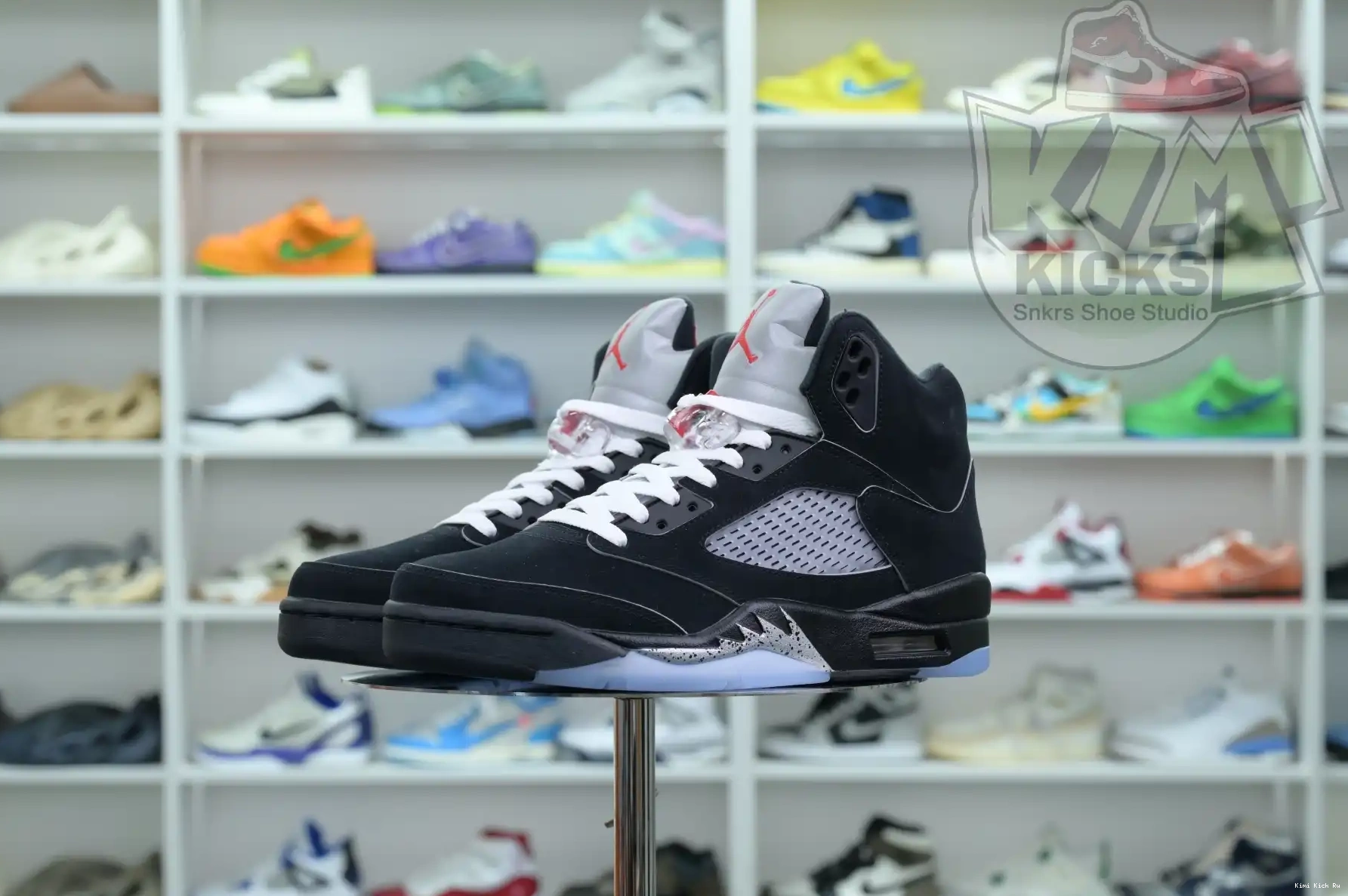 REIMAGINED” METALLIC Air Jordan 5“BLACK Kimikick Jordan 0813